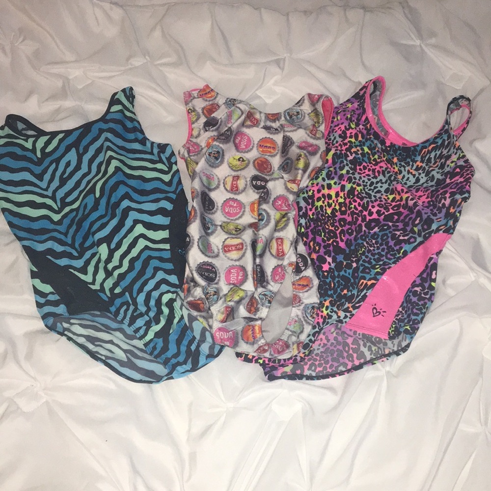 Girls gymnastic leotards size 16